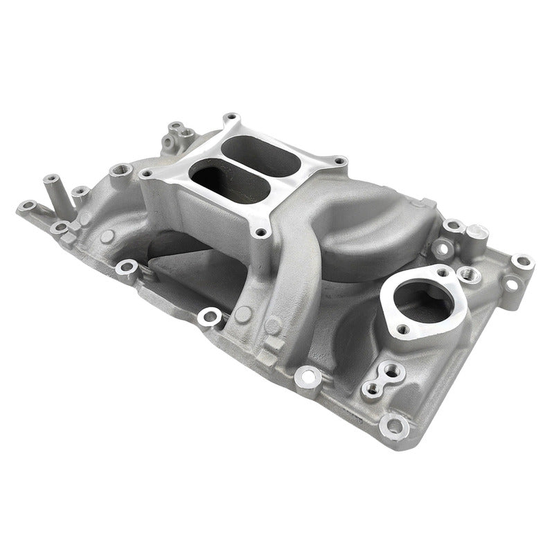Engine Intake Manifold Dual Plane Silver Fit For Small Block Chrysler 318 340 360