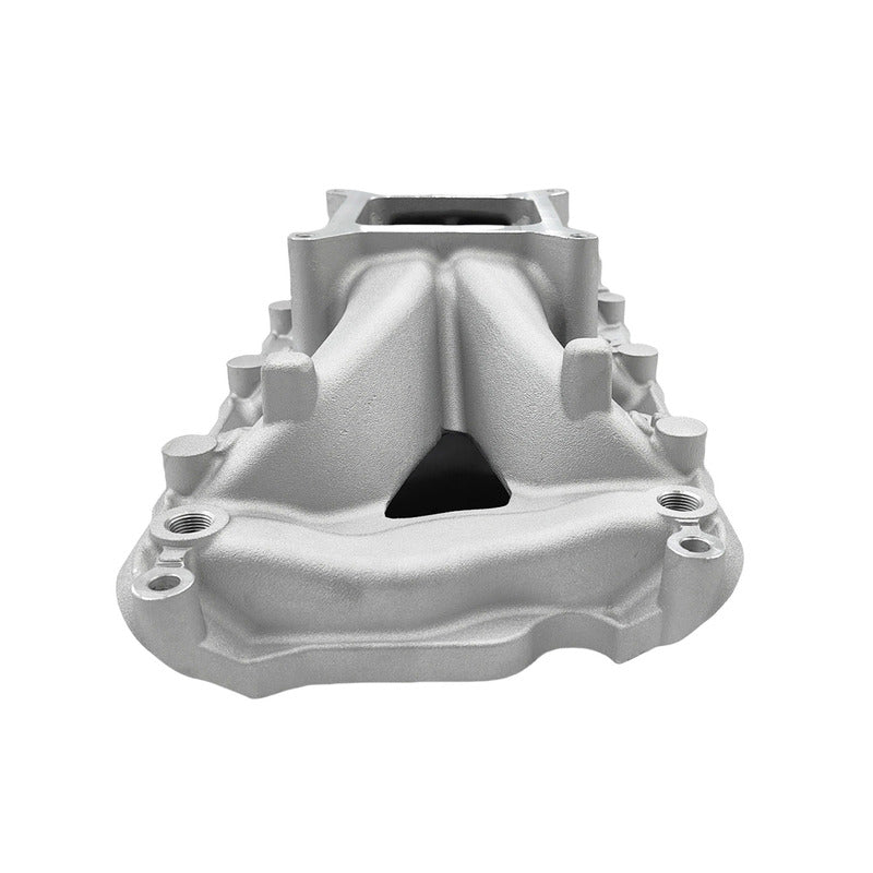 High Rise 4 Barrel Manifold Single Plane Fit For Ford Windsor 302 V8 Satin Finished