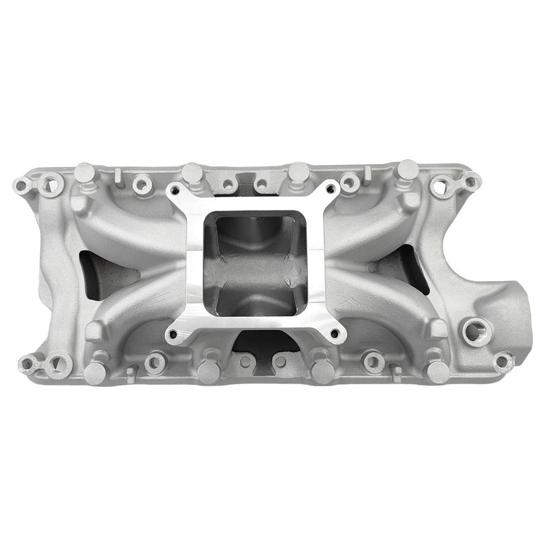High Rise 4 Barrel Manifold Single Plane Fit For Ford Windsor 302 V8 Satin Finished