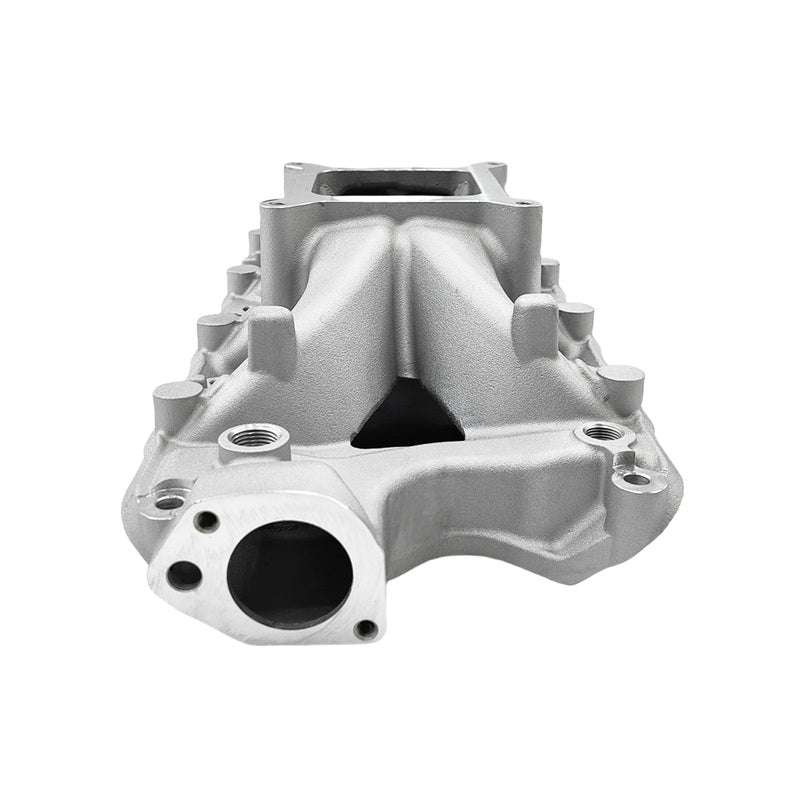 High Rise 4 Barrel Manifold Single Plane Fit For Ford Windsor 302 V8 Satin Finished
