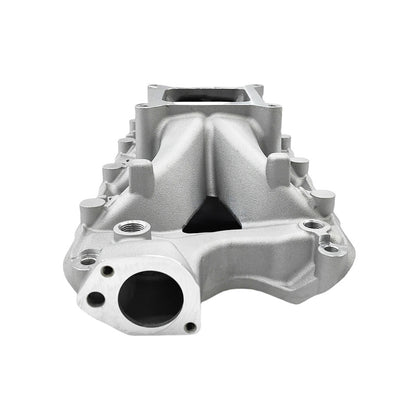 High Rise 4 Barrel Manifold Single Plane Fit For Ford Windsor 302 V8 Satin Finished