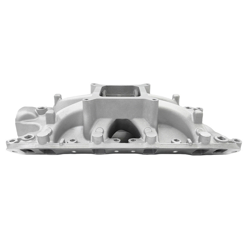 High Rise 4 Barrel Manifold Single Plane Fit For Ford Windsor 302 V8 Satin Finished
