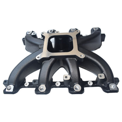 Cathedral Port Single Plane EFI Intake Manifold w/ Fuel Rails Fit For GM LS1/LS2/LS6