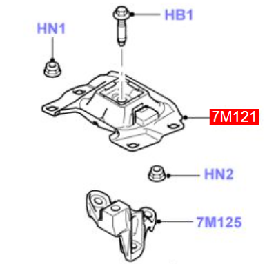 Engine Mount Left Hand Side Fit For Ford Focus Kuga II Tourneo Connect For Mazda 3 BK 2004-2009 LF MZR 2.0L