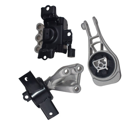 3 Pcs Engine Mount Kit Fit For Holden Barina TM 1.6L F16D4 Auto 2011-2019