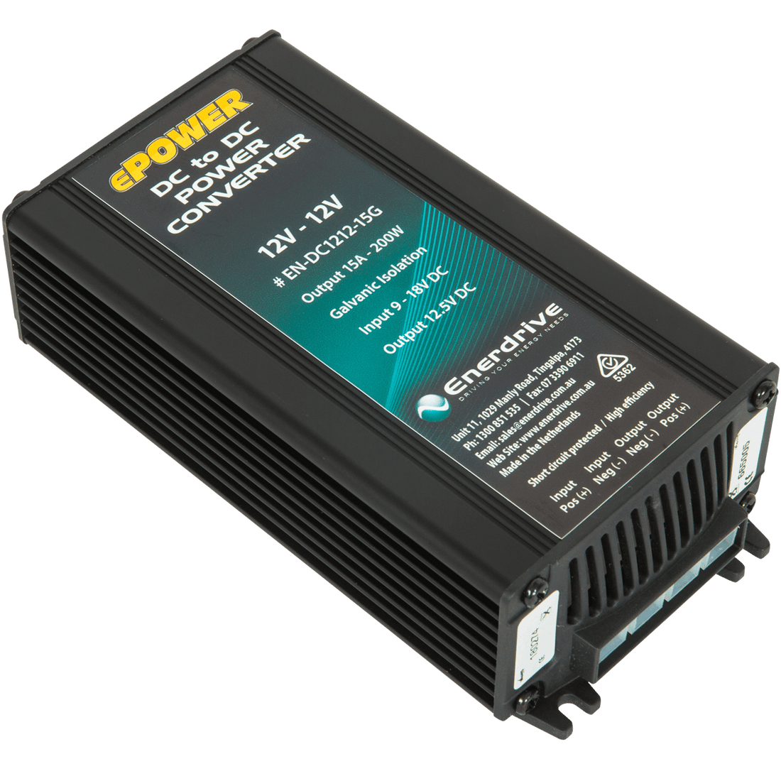 12V – 12V / 15A Gal Iso EN-DC1212-15G – Ramped up 4x4