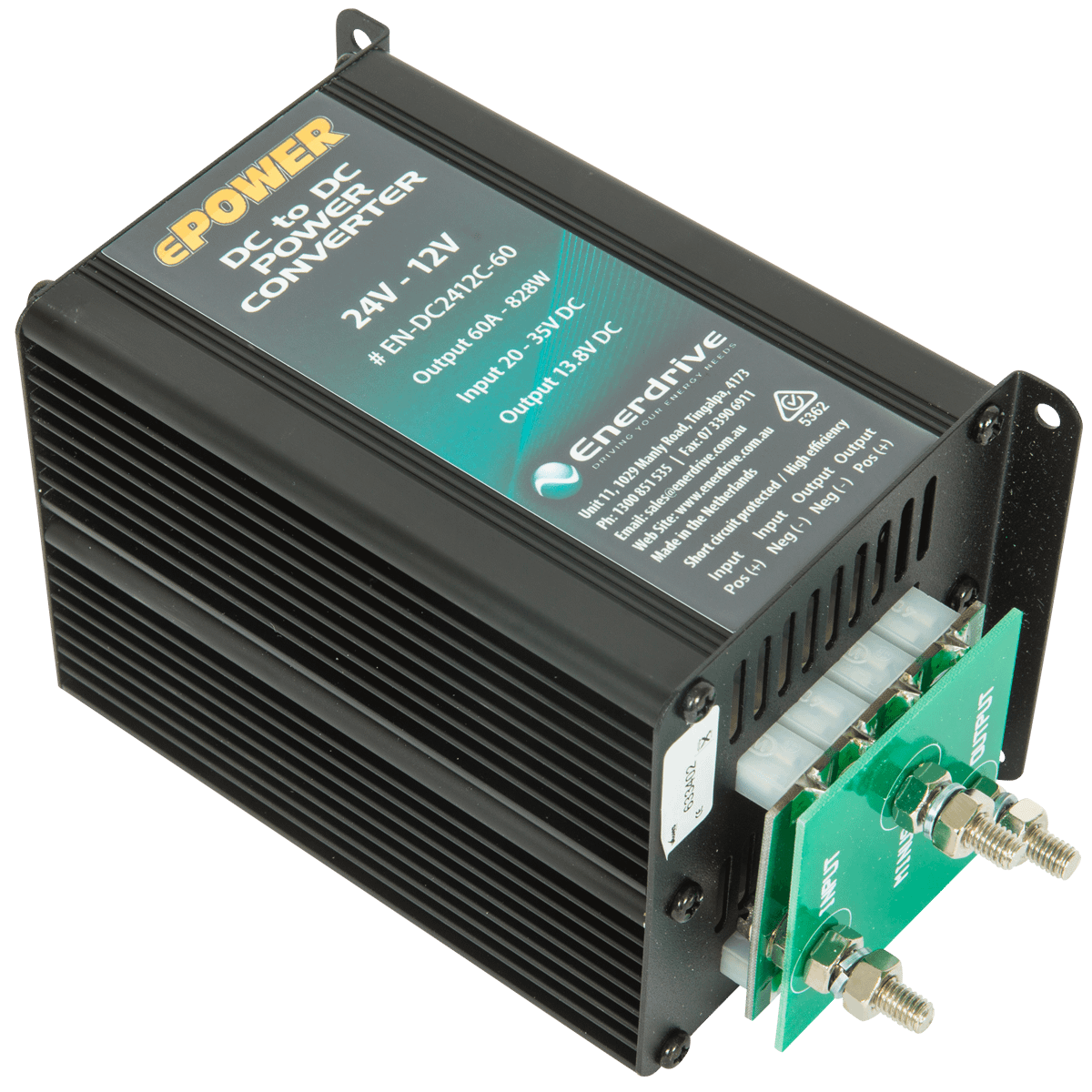 Enerdrive EN-DC2412C-60 12V-24V 60A DC Converter Output 13.8V