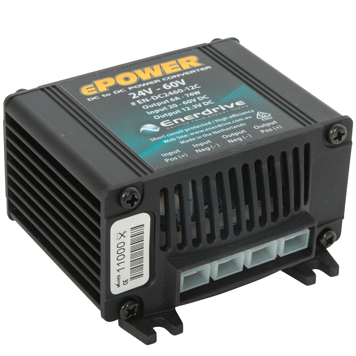 Enerdrive EN-DC2460-12C 24V-60V 6A DC Converter Output 12.3V