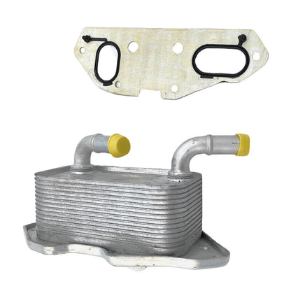 Engine Oil Cooler With Gasket Fit For Audi A4 B6 B7 A5 A6 C6 C7 A7 A8 Q5 Q7 4L Petrol 2004-2018 06E117021G 06E117021L