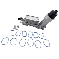 Oil Cooler Filter Adapter Housing Assembly With Gaskets Fit For Dodge Journey For Jeep Cherokee Grand Cherokee Wrangler 68596317AB