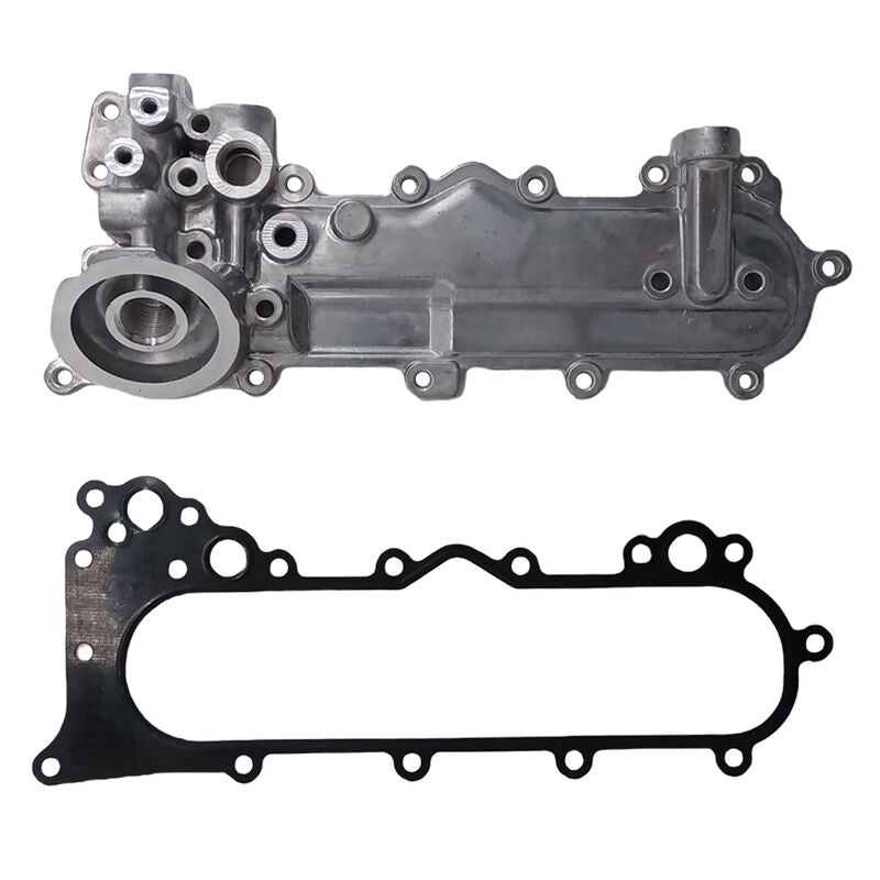Oil Cooler Cover With Gasket Fit For Toyota LandCruiser HDJ78 HZJ80 HDJ100 Coaster HDB50 HZB70 1572117012