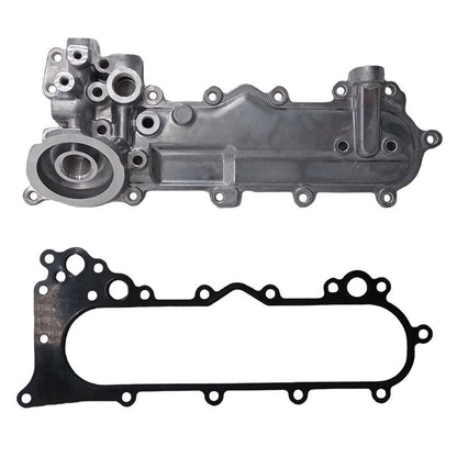 Oil Cooler Cover With Gasket Fit For Toyota LandCruiser HDJ78 HZJ80 HDJ100 Coaster HDB50 HZB70 1572117012