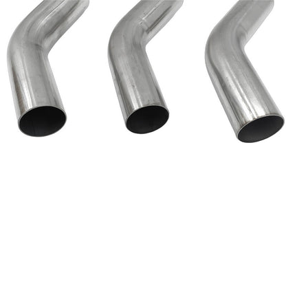 6Pcs Exhaust Pipe Mandrel Bend 2" Inch 50.8mm 45 & 90 Degree Semi Bright Mild Steel