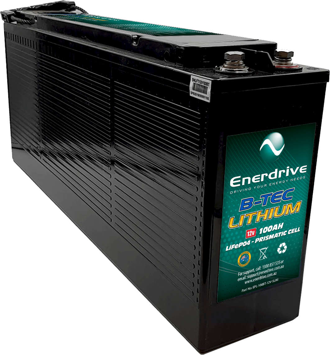 Enerdrive | Dometic B-TEC 12V 100Ah Slimline Lithium Battery
