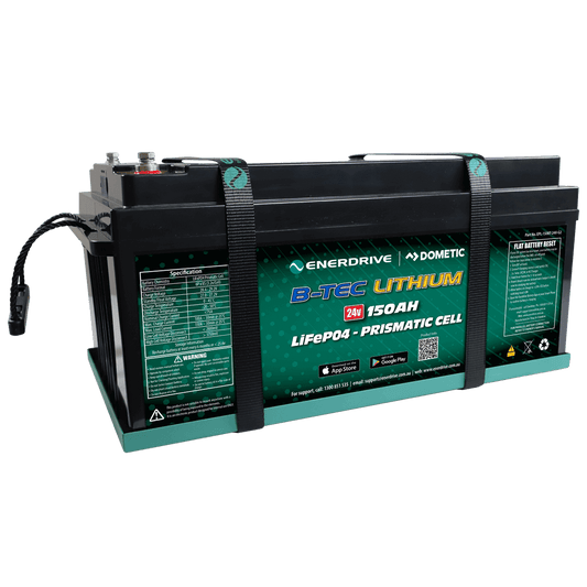 Enerdrive | Dometic B-TEC 24V 150Ah G2 Lithium Battery - EPL-150BT-24V G2