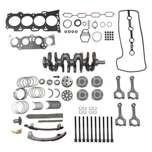 Engine Overhaul Rebuild Kit 2AZ-FE 2.4L With Crankshaft Rods Timing Kit Fit For Toyota RAV4 Corolla XRS Matrix S For Scion TC