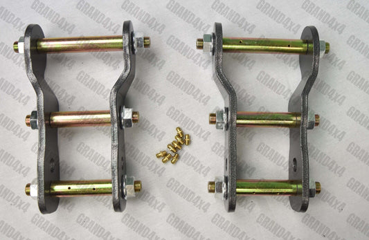 2" EXTENDED GREASABLE SHACKLES FOR ISUZU D-MAX DMAX HOLDEN COLORADO 2012 - ON