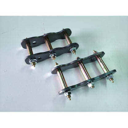 2" EXTENDED GREASABLE SHACKLES LIFT KIT 50MM FOR TOYOTA HILUX 2015 - 2020
