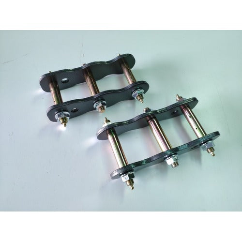2" EXTENDED GREASABLE SHACKLES LIFT KIT 50MM FOR TOYOTA HILUX 2015 - 2020