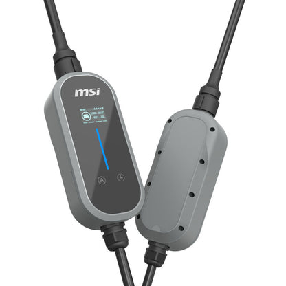 MSI Portable EV Charger Grey Ezgo 10A+15A+Home Kit Single Phase