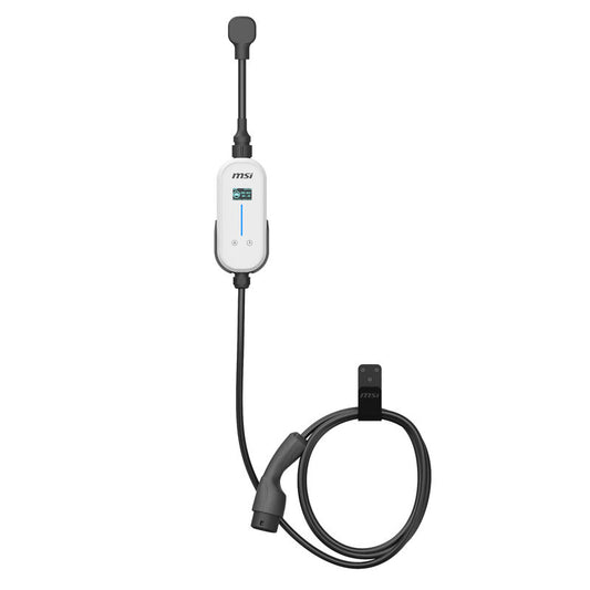 MSI Portable EV Charger White Ezgo 10A+15A+Home Kit Single Phase