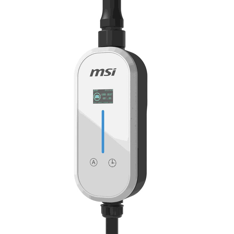 MSI Portable EV Charger White Ezgo 10A+15A+Home Kit Single Phase