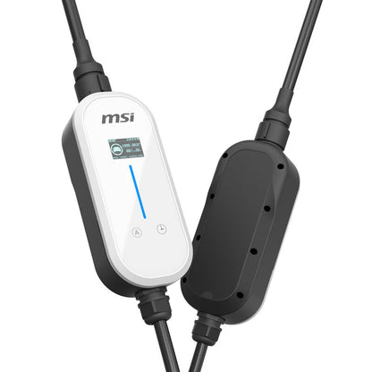 MSI Portable EV Charger White Ezgo 10A+15A+Home Kit Single Phase