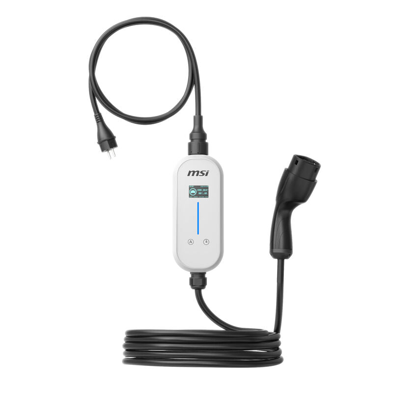 MSI Portable EV Charger White Ezgo 10A+15A+Home Kit Single Phase