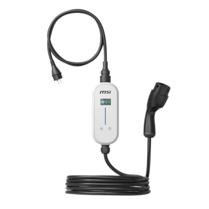 MSI Portable EV Charger White Ezgo 10A+15A+Home Kit Single Phase