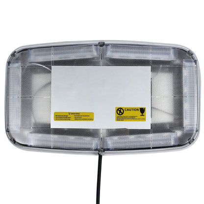 24 LED Amber Vehicle Roof Light Flashing Recovery Strobe Beacon Light Magnetic
