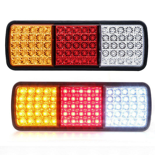 2 x Trailer Rear Tail Light 75LED Caravan Boat Truck Indicator 12V ADR