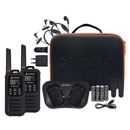 ECOXGEAR (Black Colour). Rugged, IP67 Waterproof & Dustproof design. ECOXGEAR ECOXTALK 2.0W Output Power