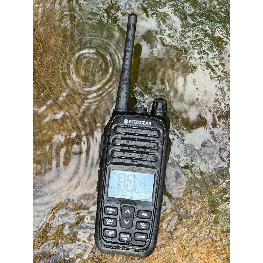 ECOXGEAR Long Range UHF CB Handheld Radio - ECOXGEAR ECOXTALK 5.0W MAX Output Power