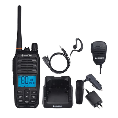 ECOXGEAR ECOXTALK 5.0W MAX Output Power EXG500-2PK UHF CB Handheld Radios