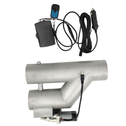 3 Inch Electric Exhaust Cut Off Dual Valve Y Pipe Dump Valve Set With Remote Control