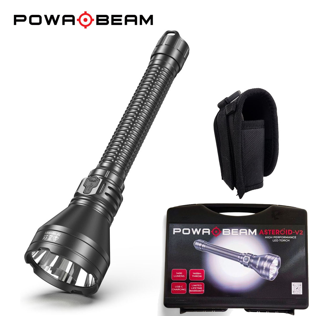 Powa Beam Asteroid Long Range Torch 1400m Warm