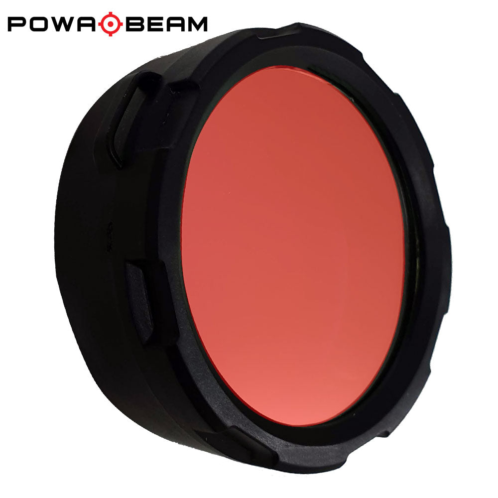 Red Torch Filters 63mm - Powa Beam Meteor S1