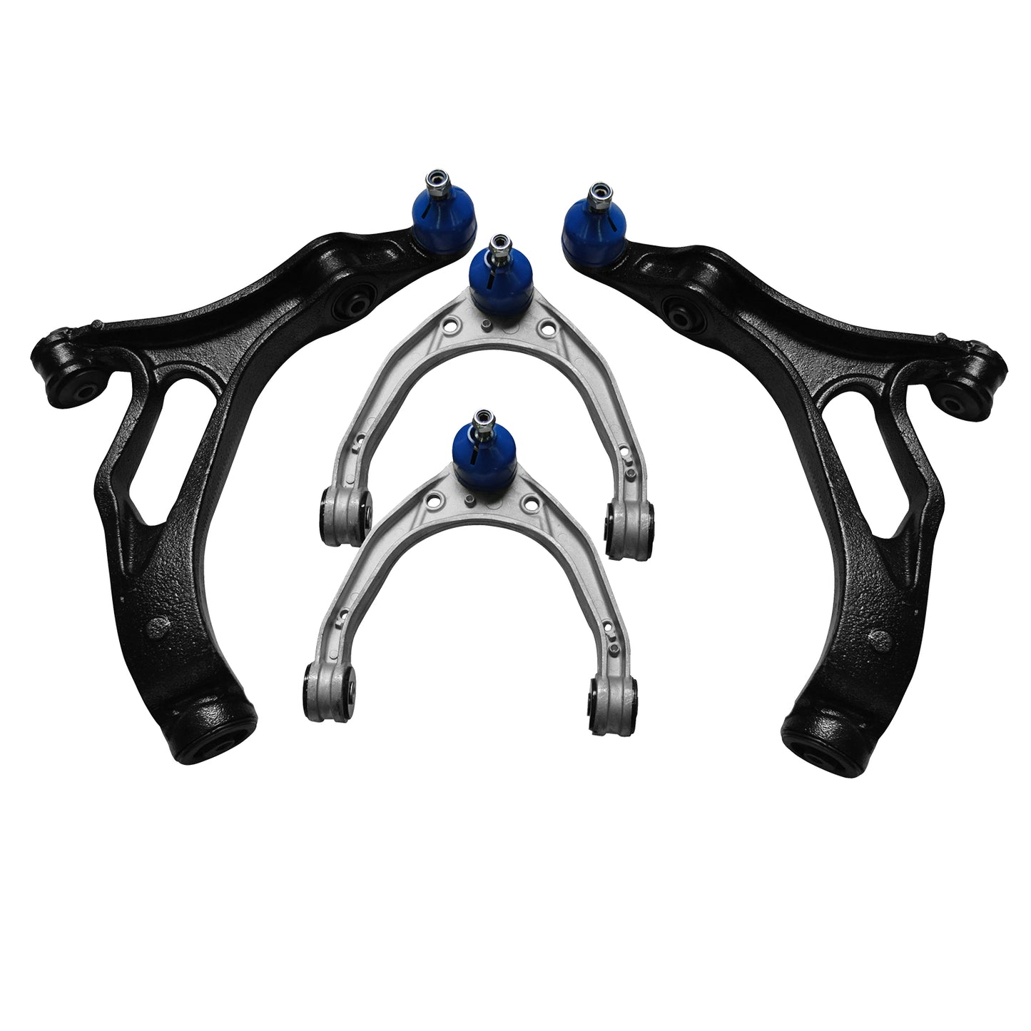 Front Lower & Upper Control Arms Suspension Kit Fit for Audi Q7 VW Porsche Cayenne