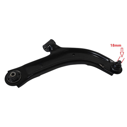 Front Lower Control Arm Right With 18mm Ball Joint Fit For Nissan Tiida C11 Cube Z11 Z12 2002-2020 54500-ED50A