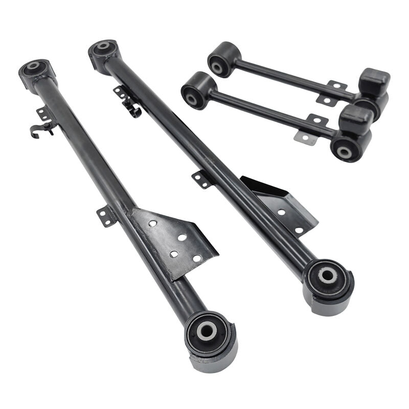 4 Pcs Rear Upper Lower Trailing Arms Control Arm Kit Fit For Infiniti QX4 For Nissan Pathfinder 1997-2004