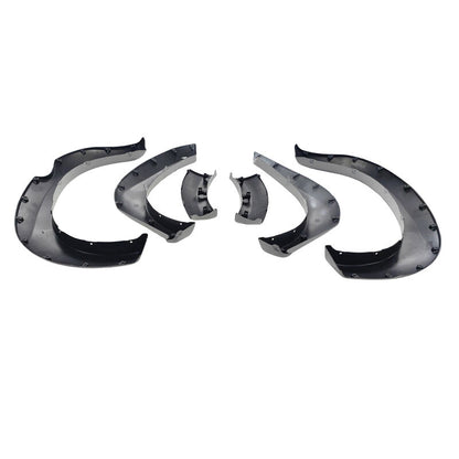 6 Pcs White Fender Flares Wheel Arch Fit For Toyota Hilux SR5 SR 2 & 4 Door 2011-2014