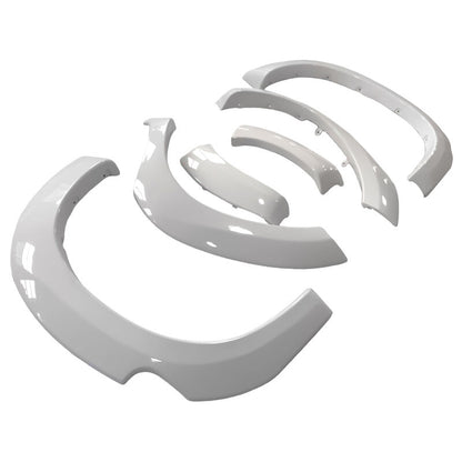 6 Pcs White Fender Flares Wheel Arch Fit For Toyota Hilux SR5 SR 2 & 4 Door 2011-2014