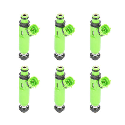 6 x Fuel Injectors Fit For Mitsubishi Triton MK 6G72 3.0L V6 1998-2006 Challenger 195500-3170