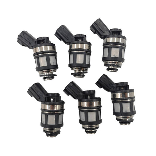 6 Pcs Fuel Injectors Fit For Nissan Patrol GU Y61 4.5L Quest Pathfinder Frontier Mercury Infiniti 3.3L 3.0L 16600-38Y10 16600