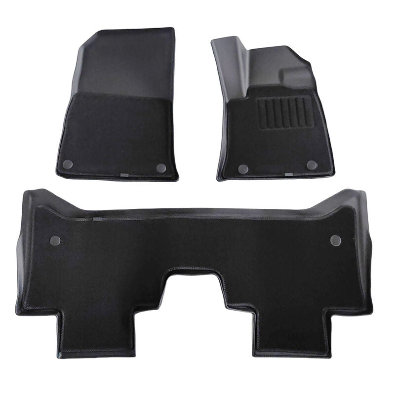 TPE Floor Mats With Carpet 2-Layer Black Fit For BYD Shark 6 4WD CVT 2024-ON