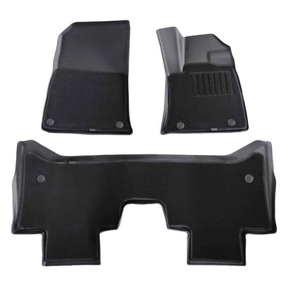 TPE Floor Mats With Carpet 2-Layer Black Fit For BYD Shark 6 4WD CVT 2024-ON