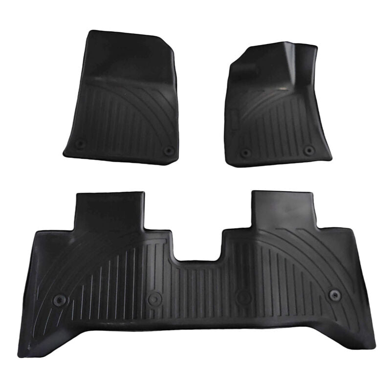 TPE Floor Mats With Carpet 2-Layer Black Fit For BYD Shark 6 4WD CVT 2024-ON