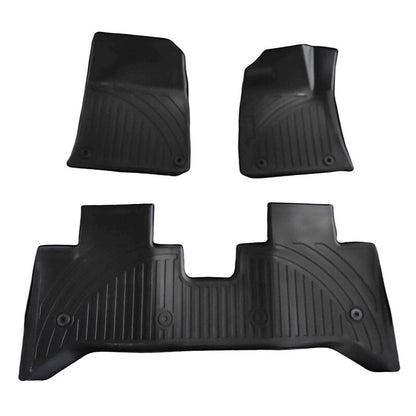 TPE Floor Mats With Carpet 2-Layer Black Fit For BYD Shark 6 4WD CVT 2024-ON