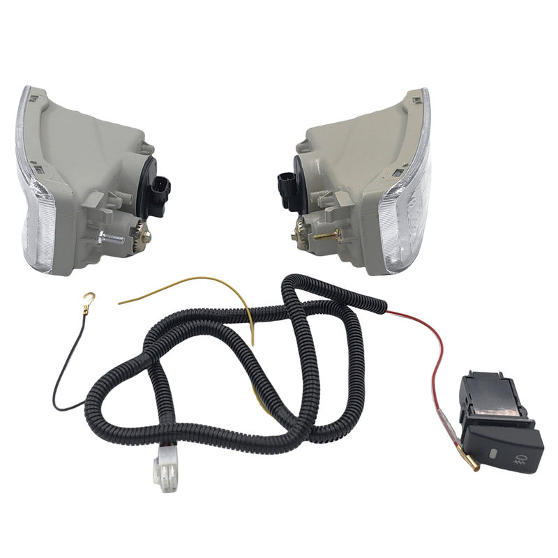 Full Set Fog Light Spot Driving Lamp Kit Fit For Holden Rodeo Ute RA For Isuzu D-Max 2003-2006