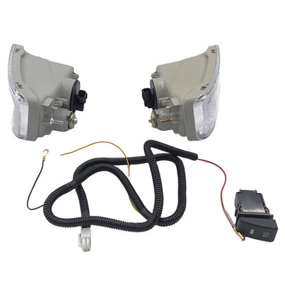 Full Set Fog Light Spot Driving Lamp Kit Fit For Holden Rodeo Ute RA For Isuzu D-Max 2003-2006